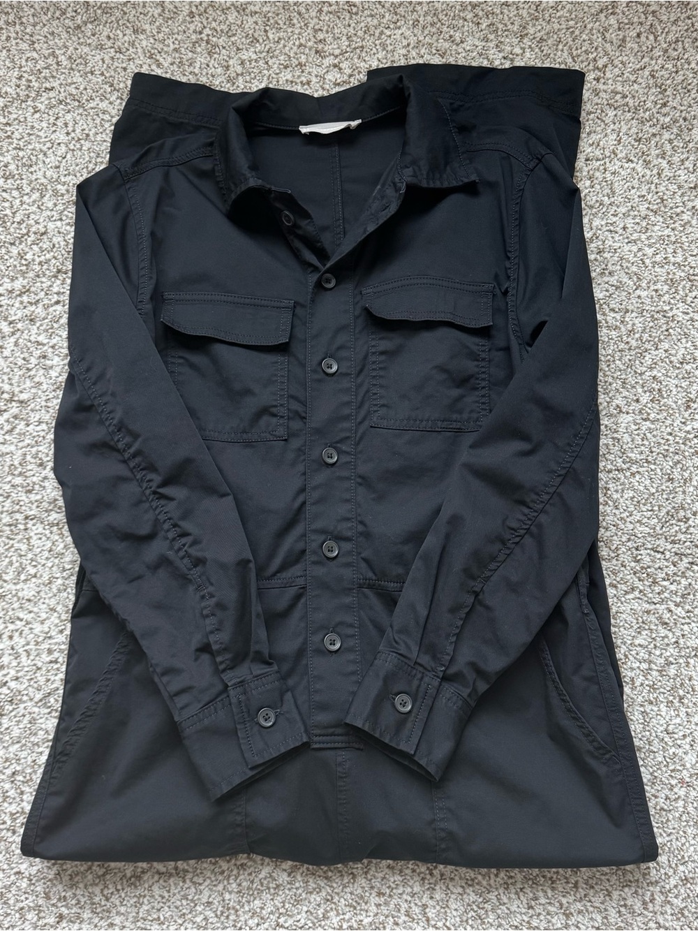 Everlane Modern Utility Boiler Jumpsuit Black Size M - No Belt